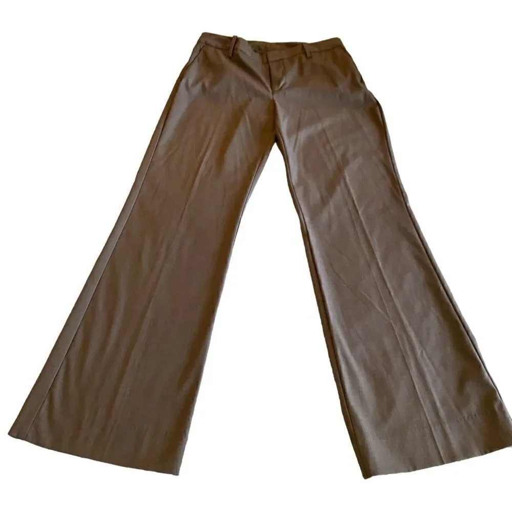 EUC Brown Wide Leg Pants - Picture 1 of 9